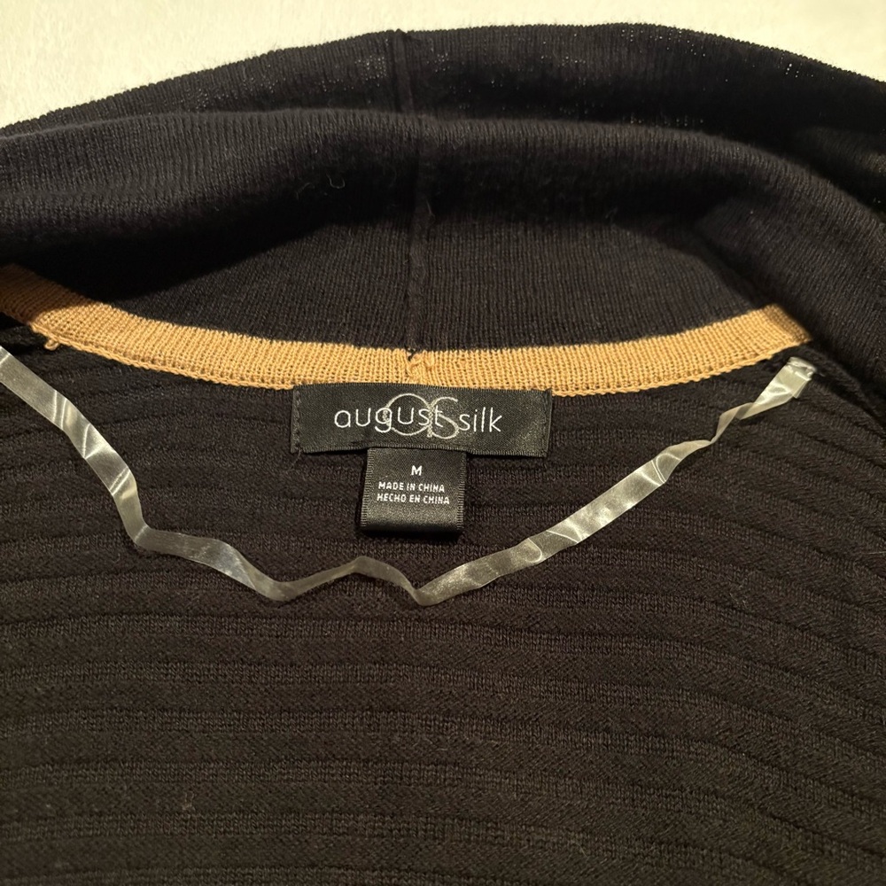 August Silk knit cardigan sweater cape - Picture 4 of 6